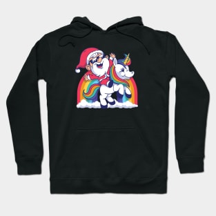 santa-unicorn Hoodie